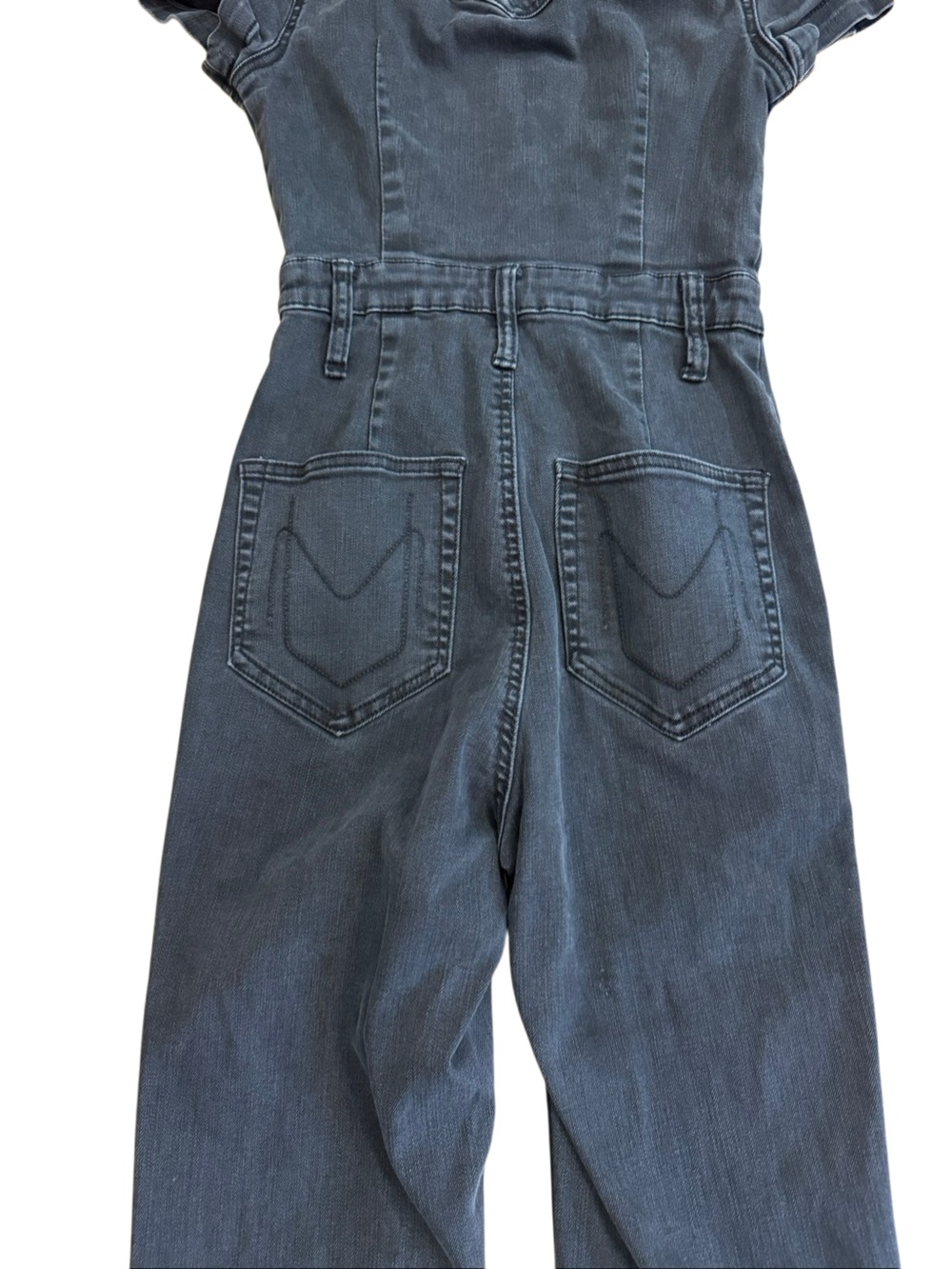 Show Me Your Mumu Women's Everhart Denim Jumpsuit in Black Size Small - Picture 10 of 11